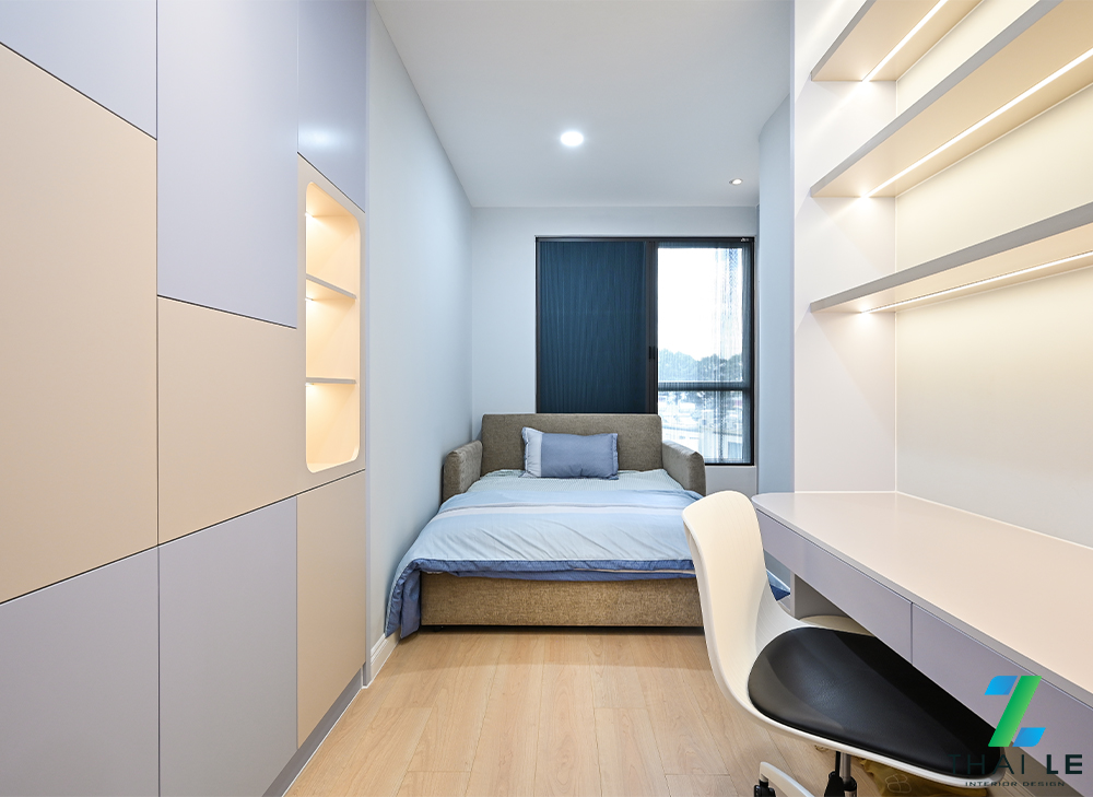Thi công nội thất phòng ngủ 03 căn hộ Hà Đô Centrosa - Block O1